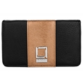 Lencca Kyma Cell Phone Wallet Case (Black/Copper