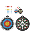 Magnetic Dart Board Double Side with 14 Darts