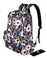 Seamless Floral Laptop Backpack