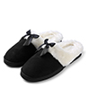 (Size 7) Aerusi Cozy Dreamer Slipper (Black)