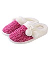 (Size 6) Aerusi Pearly Pom Weave Slipper (Fuschi