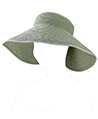 (Basil) Bow Tie Straw Visor Sun Ha