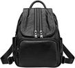Luccia Lady Faux Leather Backpack Black