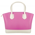 (Magenta) McKenna Two Tone Tote Ba