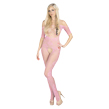 Sweet Pink Fishnet Body Stocking w