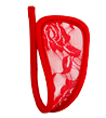 (Red) Lace C-String Invisible Thon