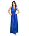 (Blue) Floral Lace Night Gown With Halter Neck