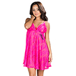 (Hot Pink) Ruffle Lace Babydoll Ch