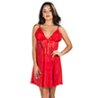 (Red) Ruffle Lace Babydoll Chemise