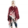 Red Snowflake Design Scarf