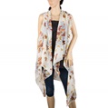 Flower Butterfly Pattern Shawl Scarf (Autumn)