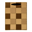 (Mocha) Checker Quilt Gift Bag (Me