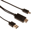 11 Pins Micro USB to HDMI Build-in MHL Adapter w