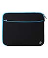 (Black/Blue) Neoprene 12 Laptop Carrying Sleeve