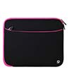 (Black/Pink) Neoprene 12 Laptop Ca