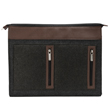 (Brown) Exo Woolen Felt Laptop Sleeve (10-12)