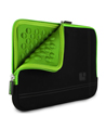 (Black/Green) Microsuede 10 Carrying Sleeve