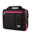 (Magenta) El Prado Laptop Messenger Backpack (Me