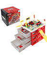 Fire Station Parking Lot Play Set with Storage B