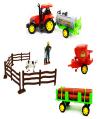 Farm Truck with Tractor and Trailer Pla