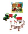 Farm Truck with Tractor and Trailer Play Set wit