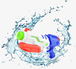 19.5 inch Soaker High Pressure Water Gun Toy, Wh