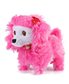 (Hot Pink) Walking and Barking Electronic Plush 