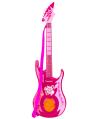 (Pink) Musical Rock n Roll Guitar Toy Set