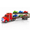 Friction Powered Toy Car Carrier Truck,