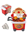 Portable Barbecue Hamburger Grill Set Food Truck