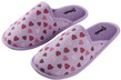 (Size L) Aerusi Woman Mellie Hearts Slipper (Lav