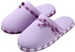 Aerusi Woman Checker Slide Slipper (Lilac)
