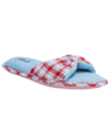 (Size 5.5) Aerusi Red Plaid Bedroom Slipper