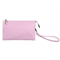 (Lilac) Cooper Weave Crossbody Clutch