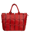 (Scarlet) Vangas Genuine Leather Satchel Bag