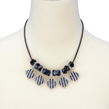 Zebra Jewel Necklace