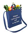 Canvas Transport Tote bag, Today I just wanna la