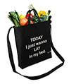 Canvas Transport Totebag, Today I just wanna lay