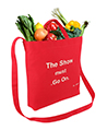 Canvas Transport Tote Bag, The show must go on, 