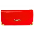 (Red) Vangoddy Tory Wristlet Clutc