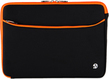(Black/Orange) Neoprene 15 VanGoddy Laptop Sleev