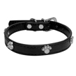 (Large) Dog Collar (Black Paw)