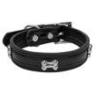 (Medium) Dog Collar (Black Bone)