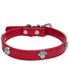 (Large) Dog Collar (Red Paw)