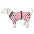 Black Polka Dot Pink Heart Dog Dre