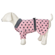 (Large) Pink Polka Dot Sweater Dog Dress