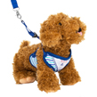 Blue Sailor Stripe Harness With Leash