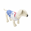 (Large) Blue White Stripe Sailor Dog Sweater