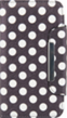 Purple White Polka Dots Wallet Pouch for Samsung