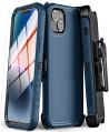 Rugged Triple-Layer Case with Holster & Tempered